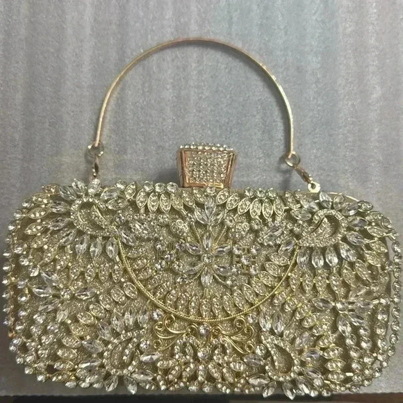 Rachel Diamond Encrusted Clutch Bag - Picture 5 of 5